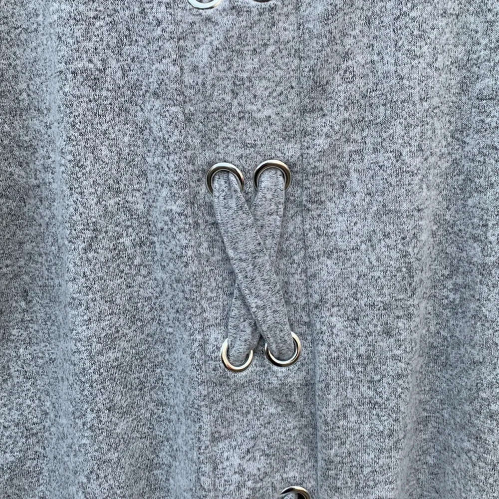 PINK Rose large grey sweater - Picture 4 of 5